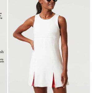 Tuckernuck Radical Rainbow Victoria Tennis Dress Pickleball White Tennis Dress M